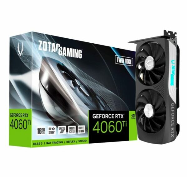 Zotac Gaming GeForce RTX 4060 Ti TWIN EDGE 16GB GDDR6 DLSS3